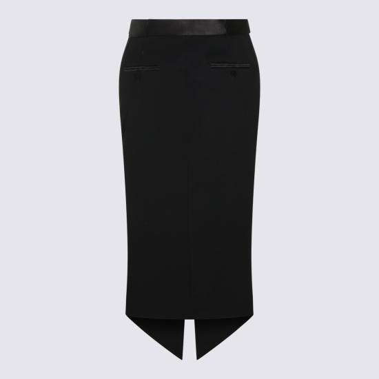 26FW 톰포드 미디 스커트 GC5852 FAX1667NAA Black - TOMFORD