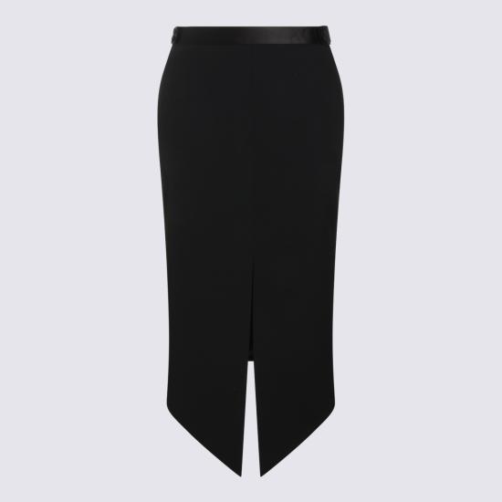 26FW 톰포드 미디 스커트 GC5852 FAX1667NAA Black