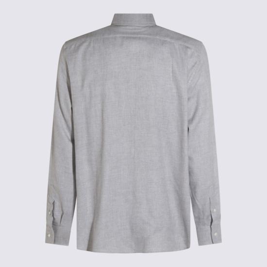 26FW 브루넬로 쿠치넬리 긴팔 셔츠 MY6370627 C045 Light grey - BRUNELLO CUCINELLI