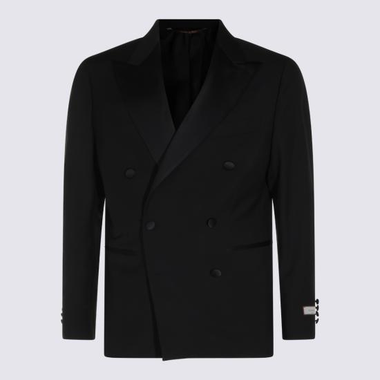 26FW 카날리 수트 세트 1588657 AM3011010 BLACK - CANALI