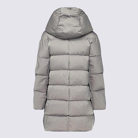 26FW 에르노 새틴 A-셰이프 재킷 PI1304D 12170Z9406 Grigio perla - HERNO