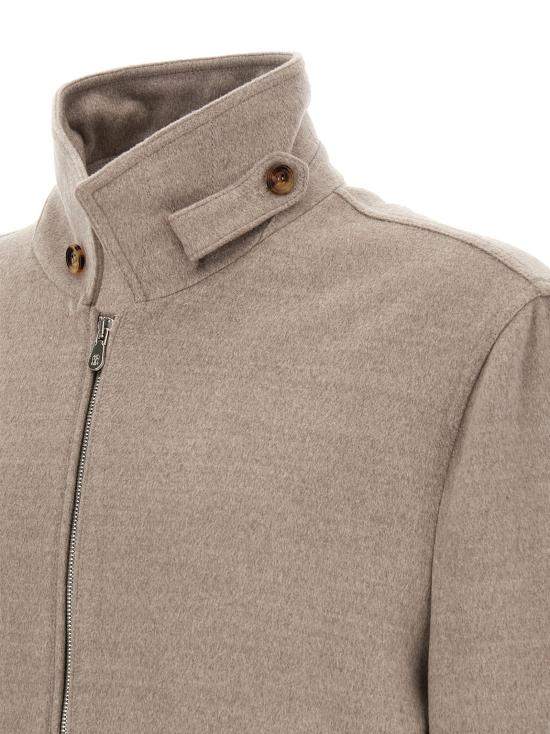 26FW 브루넬로 쿠치넬리 봄버 자켓 MV4676379C015 Beige - BRUNELLO CUCINELLI
