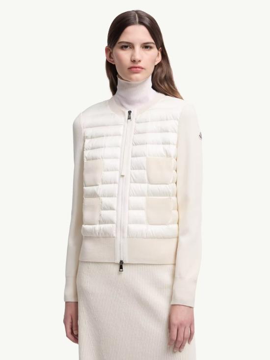 26FW 몽클레어 숏패딩 L20939B51000A9018 034 Bianco - MONCLER