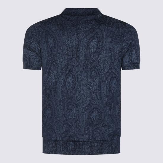 26FW 에트로 폴로 티셔츠 MRKF0004 AK17JB0324 Navy - ETRO