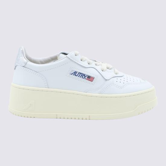 26FW 오트리 메달리스트 플랫폼 스니커즈 PTLW LL05 LEAT WHT SILVER
