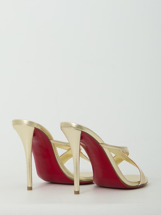 26FW 크리스챤 루부탱 뮬/슬리퍼 3260137G306 PLATINE GOLD - CHRISTIAN LOUBOUTIN