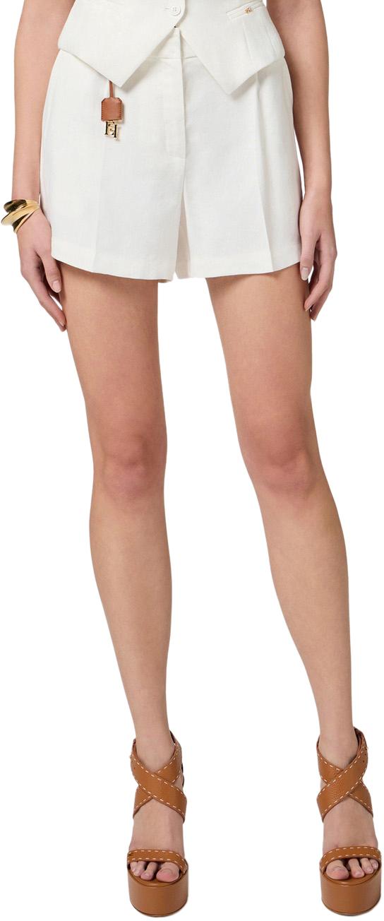 25SS 엘리자베타프랜치 팬츠 SH01252E2360 WHITE - ELISABETTA FRANCHI