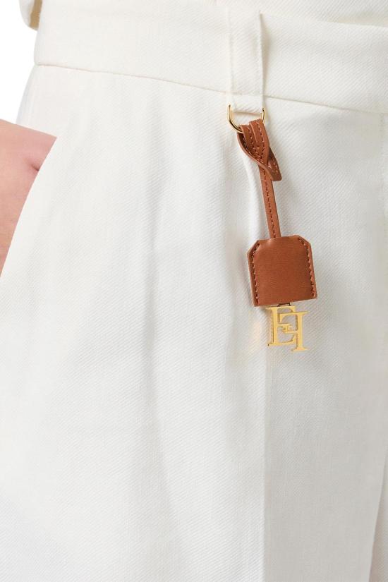25SS 엘리자베타프랜치 팬츠 SH01252E2360 WHITE - ELISABETTA FRANCHI