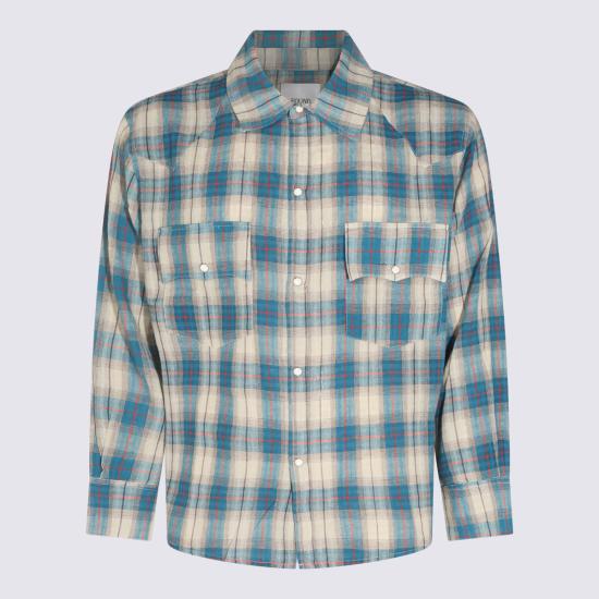 26FW 파운드 긴팔 셔츠 FOPF26SR01012 0092 Blue