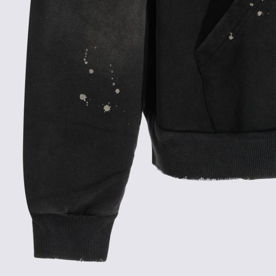 26FW 파운드 후드 티셔츠 FOPF26HO02519 0027 VINTAGE BLACK - FOUND