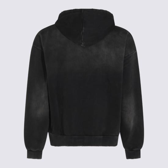26FW 파운드 후드 티셔츠 FOPF26HO02519 0027 VINTAGE BLACK - FOUND