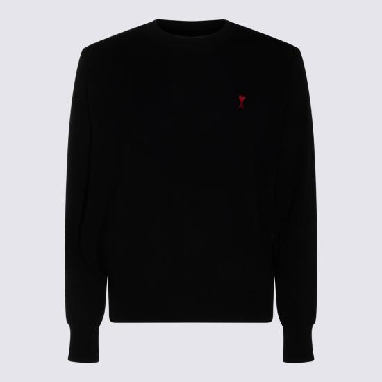 26FW 아미 ADC 크루넥 스웨터 HKS826 001009 NOIR ROUGE