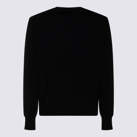 26FW 아미 ADC 크루넥 스웨터 HKS826 001009 NOIR ROUGE - AMI