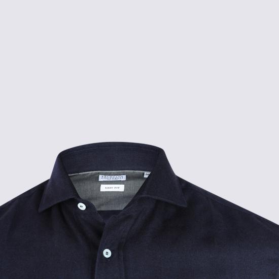 26FW 브루넬로 쿠치넬리 셔츠 MY6370627 C019 Navy - BRUNELLO CUCINELLI