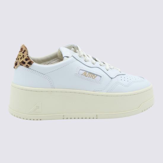 26FW 오트리 메달리스트 플랫폼 스니커즈 PTLW VO01 LEAT POMYSP WHT LEOP
