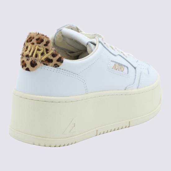 26FW 오트리 메달리스트 플랫폼 스니커즈 PTLW VO01 LEAT POMYSP WHT LEOP - AUTRY
