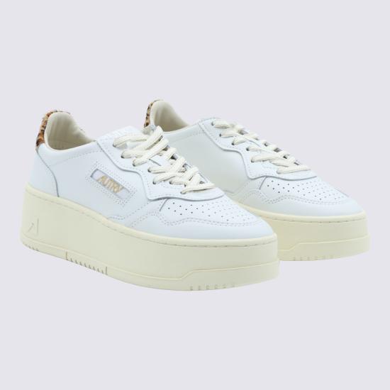 26FW 오트리 메달리스트 플랫폼 스니커즈 PTLW VO01 LEAT POMYSP WHT LEOP - AUTRY