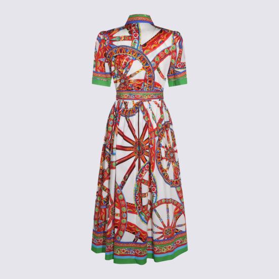 26FW 돌체앤가바나 미디 원피스 F6JFNT GDDTFS9000 CARRETTO - DOLCE & GABBANA