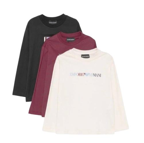 26FW [키즈] 알마니 티셔츠 EB001922 AF16162 MZ978 MULTICOLORE