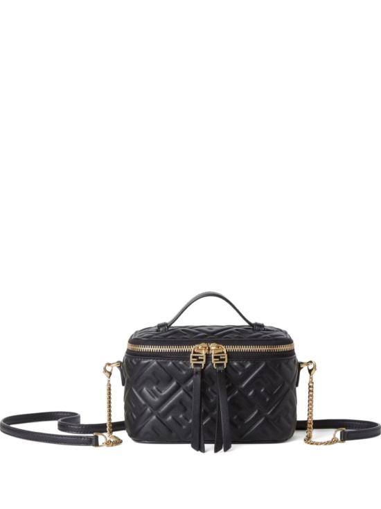 26FW 펜디 배니티 FF 모티프 나파 레더 미니백 8BS108AAJD F0KUR NERO ORO SOFT