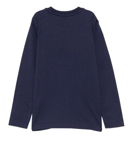 26FW 모스키노 긴팔 티셔츠 HZO00J LAA20 40016 Navy blue - MOSCHINO