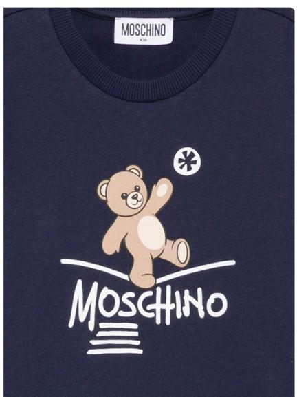 26FW 모스키노 긴팔 티셔츠 HZO00J LAA20 40016 Navy blue - MOSCHINO