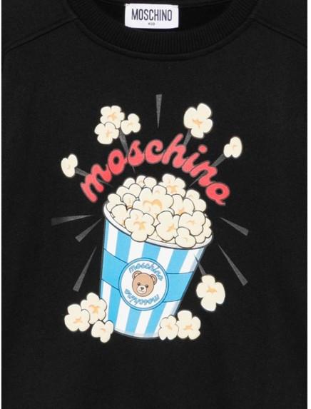 26FW 모스키노 긴팔 티셔츠 HNF099 LCA94 60100 Black - MOSCHINO
