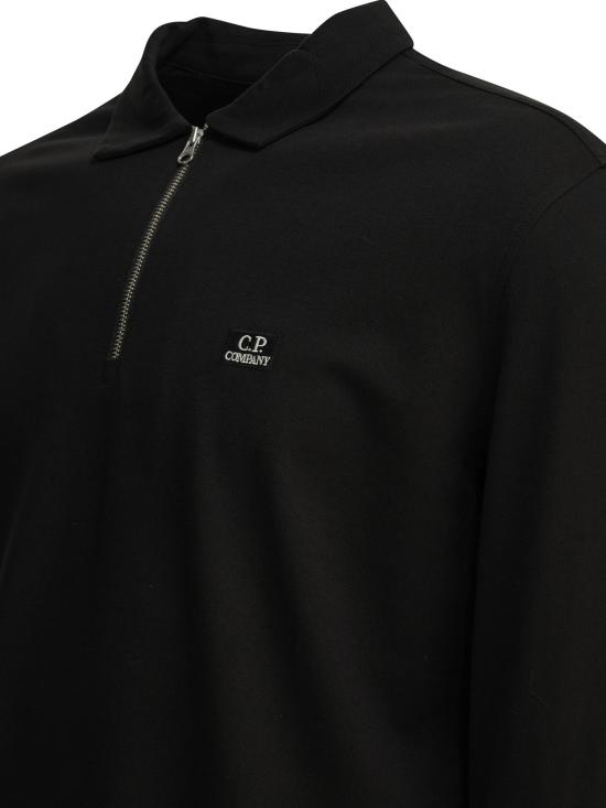 26FW 씨피 컴퍼니 폴로 티셔츠 21CMPL152A005263W999 Black - C.P. COMPANY