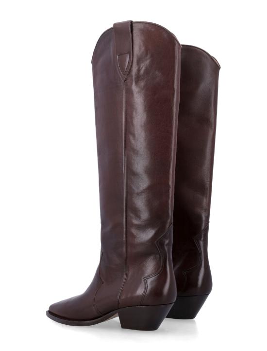26FW 이자벨마랑 DENVEE 덴비 레더 웨스턴 부츠 DENVEE 덴비 레더 웨스턴 부츠 BT0001FAD3A33S 50MY - ISABEL MARANT
