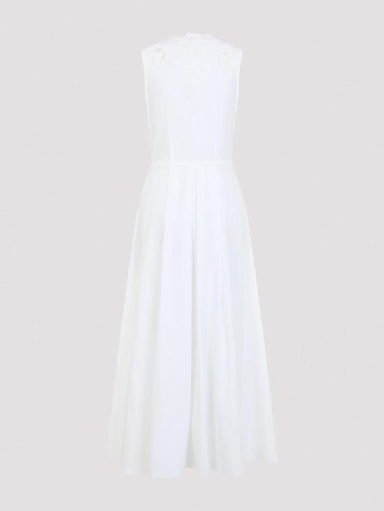 25FW 에르마노 설비노 롱 원피스 D484Q301QDV10601 White - ERMANNO SCERVINO