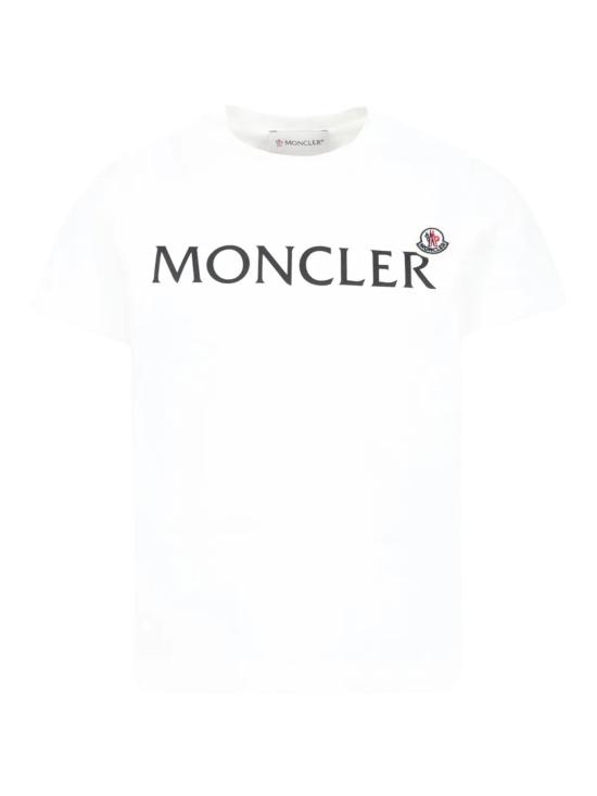 26FW [키즈] 몽클레어 티셔츠 L29548C00014 89AFV034 WHITE