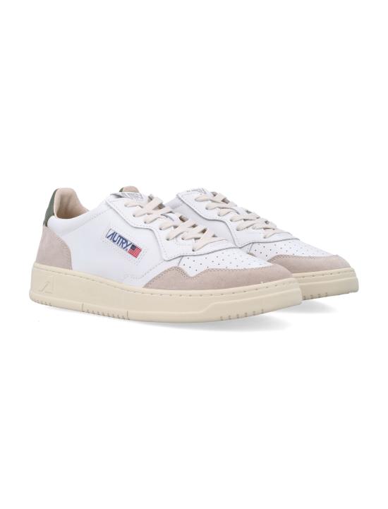 26FW 오트리 메달리스트 로우 스니커즈 AULMLS17 WBG WHITE BRONZE GREEN - AUTRY