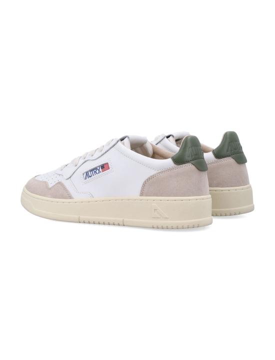 26FW 오트리 메달리스트 로우 스니커즈 AULMLS17 WBG WHITE BRONZE GREEN - AUTRY