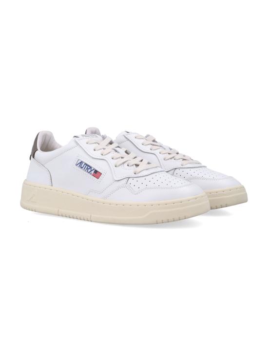 26FW 오트리 메달리스트 로우 레더 스니커즈 AULWLL28 WC WHITE CHOCOLATE - AUTRY