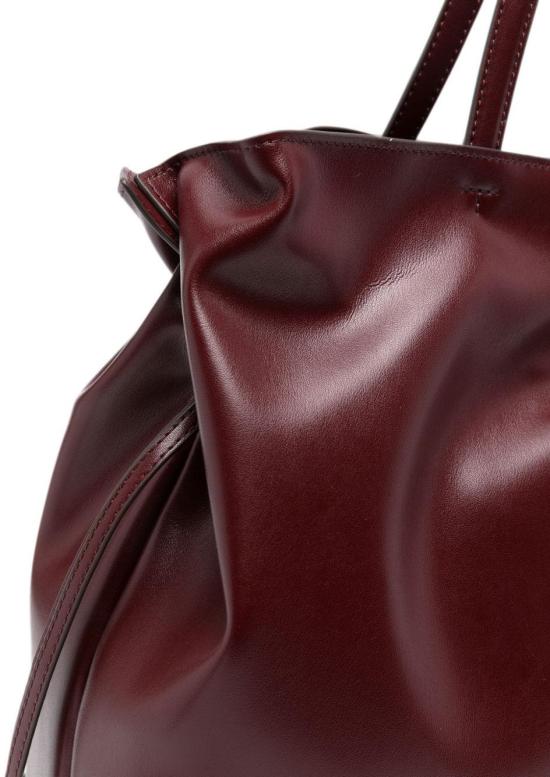 26FW 토리버치 엘라 나투라 엠보스드 토트 백 178767600 MAROON - TORY BURCH