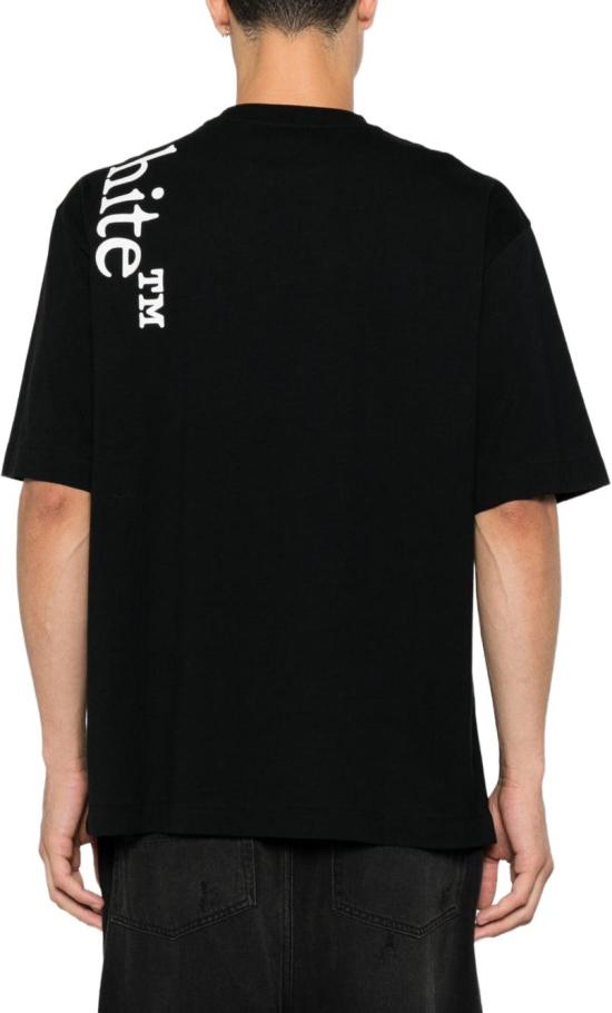 26FW 오프화이트 반팔 티셔츠 OMAA120F26JER01000 BLACK - OFF WHITE