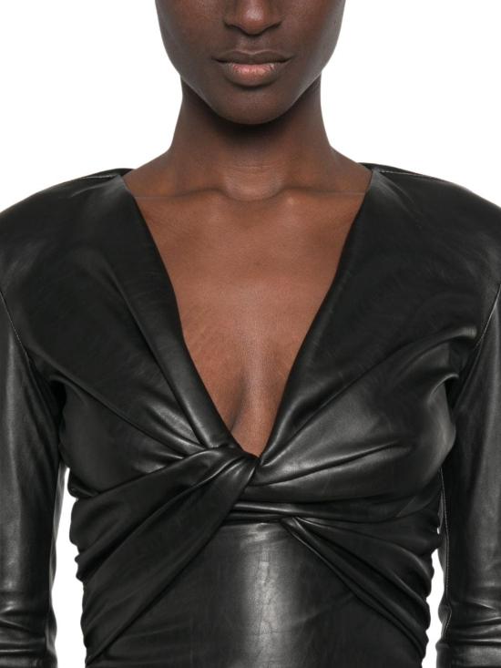 26FW 엘리자베타프랜치 바디수트 티셔츠 BO04566E2110 BLACK - ELISABETTA FRANCHI