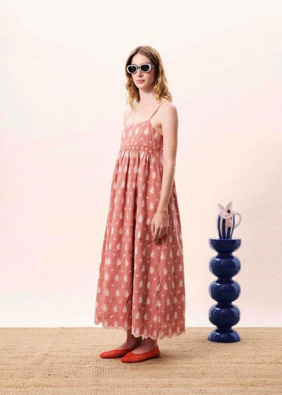 프렌치 롱 원피스 프랑스 산타 드레스 - FRNCH
