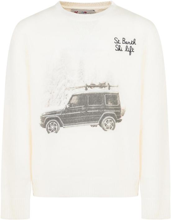 25FW [키즈] 세인트바쓰 니트/스웻셔츠 DOU001901594I10EMB WHITE