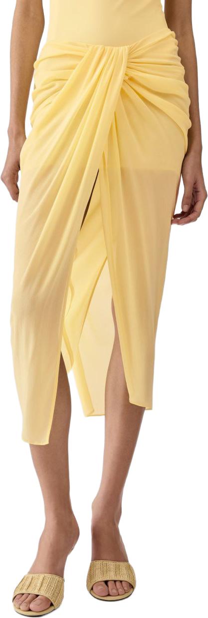 26SS 자크뮈스 롱 스커트 SKW00084BW00565210 YELLOW - JACQUEMUS