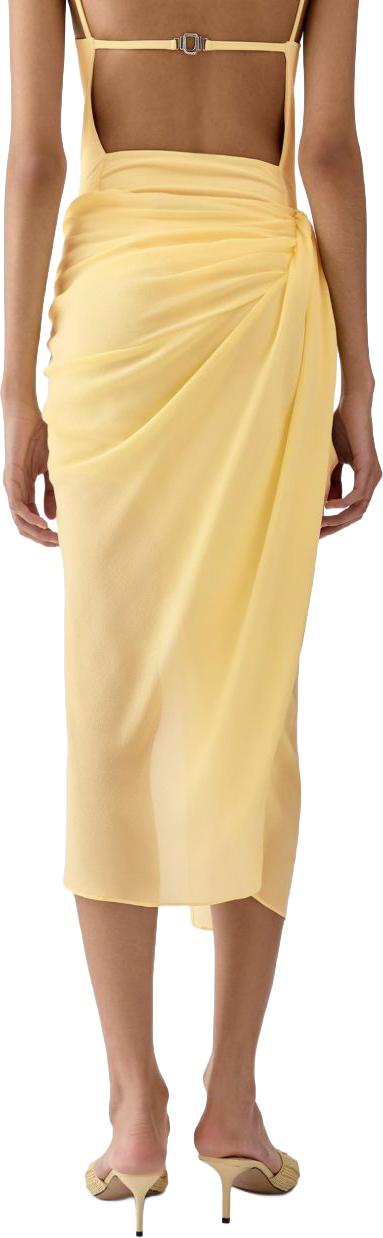 26SS 자크뮈스 롱 스커트 SKW00084BW00565210 YELLOW - JACQUEMUS