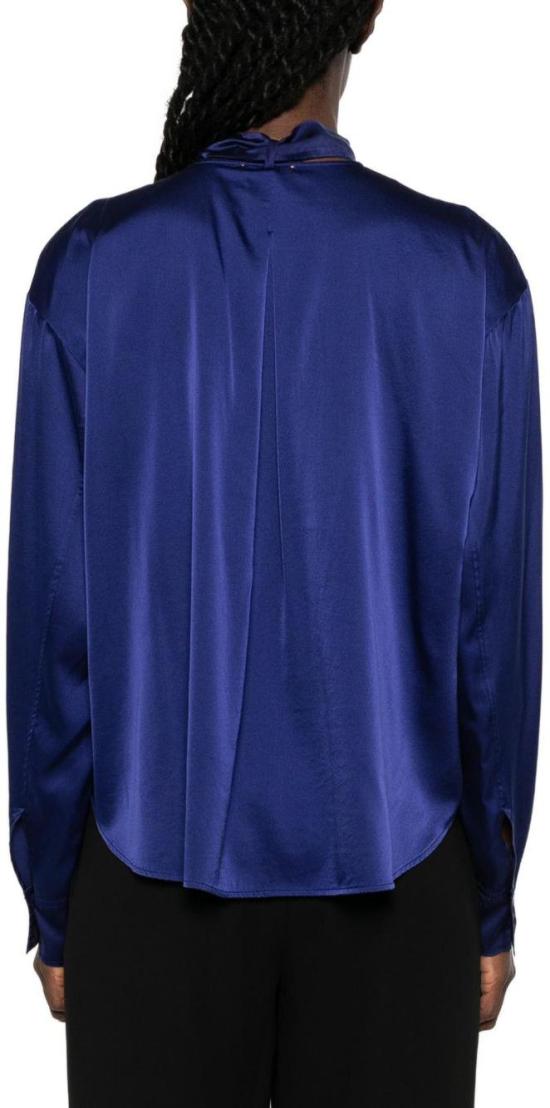 26FW 포르테포르테 블라우스 15072MYSHIRTLAPISLAZZULI NAVY - FORTE FORTE