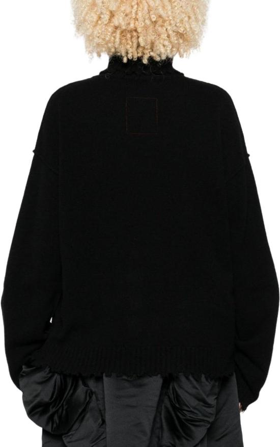 25FW 우마 왕 터틀넥 UK7154UW900 BLACK - UMA WANG