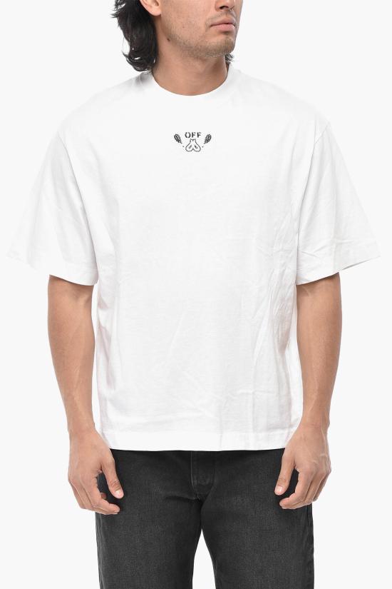  오프화이트 반팔 티셔츠 OMAA120S24JER0030110 White
