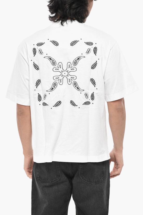  오프화이트 반팔 티셔츠 OMAA120S24JER0030110 White - OFF WHITE