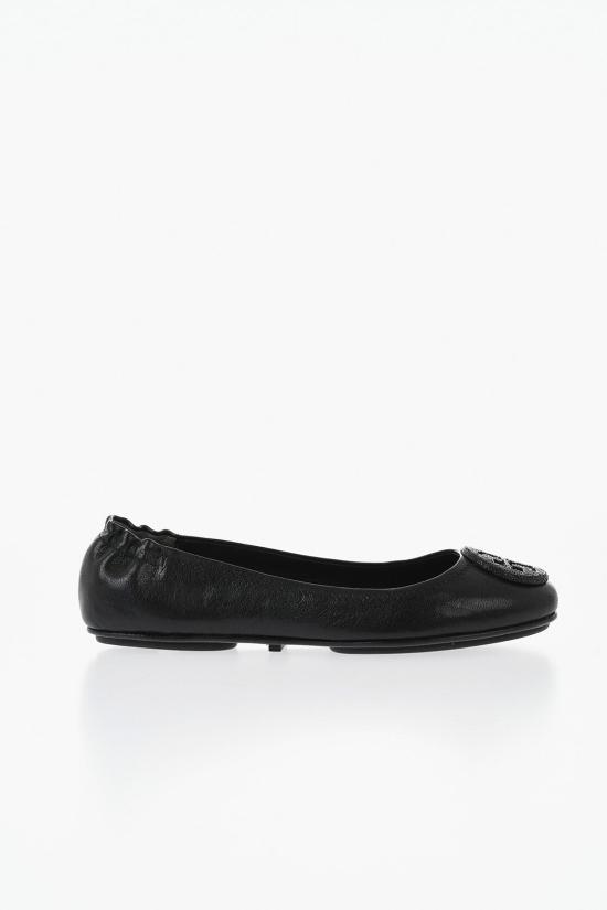  토리버치 미니 트래블 발레 플랫 슈즈 155637 6 Black - TORY BURCH