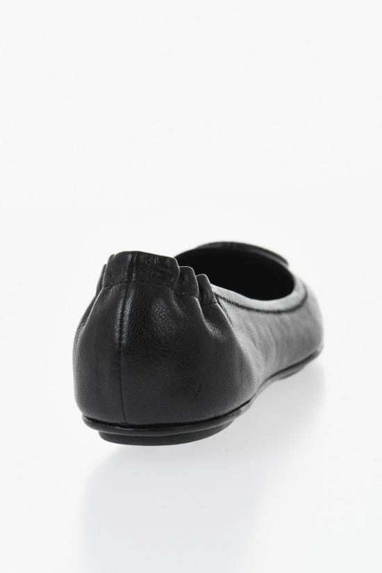  토리버치 미니 트래블 발레 플랫 슈즈 155637 6 Black - TORY BURCH