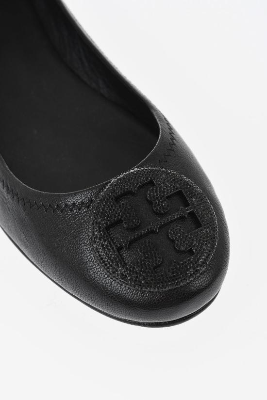 토리버치 미니 트래블 발레 플랫 슈즈 155637 6 Black - TORY BURCH
