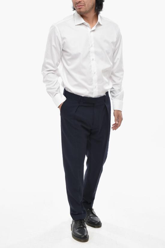  폴 스미스 스트레이트 팬츠 M1R719XJ01746 49 Blue - PAUL SMITH