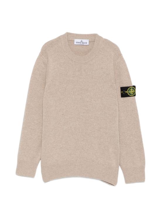 26FW [키즈] 스톤 아일랜드 캐시미어 니트 5100002 S00M1V009A Beige